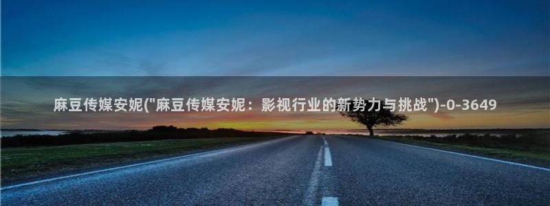 麻豆专区一：麻豆传媒安妮(\